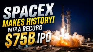 Spacex Makes History With A Record  75b Ipo