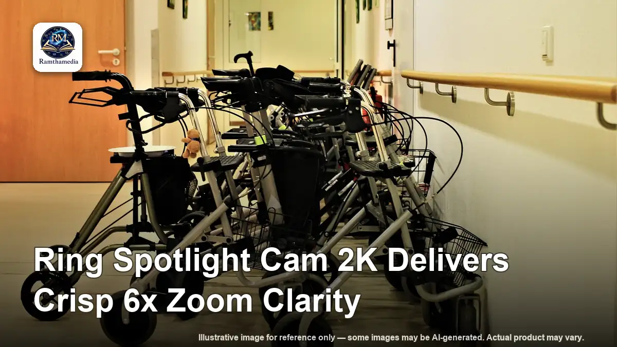 DeepSeek Ring Spotlight Cam 2K Delivers Crisp 6x Zoom Clarity